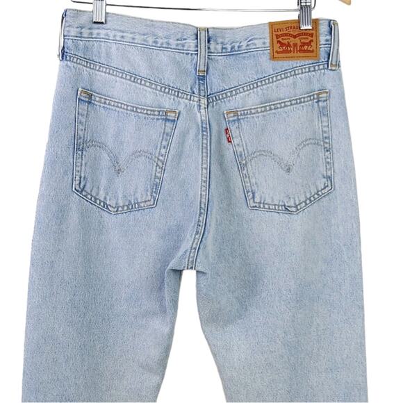 Levi's SZ 28/28 Wedgie Straight S110783 34964-0195 Light Wash Destroyed - Picture 6 of 8